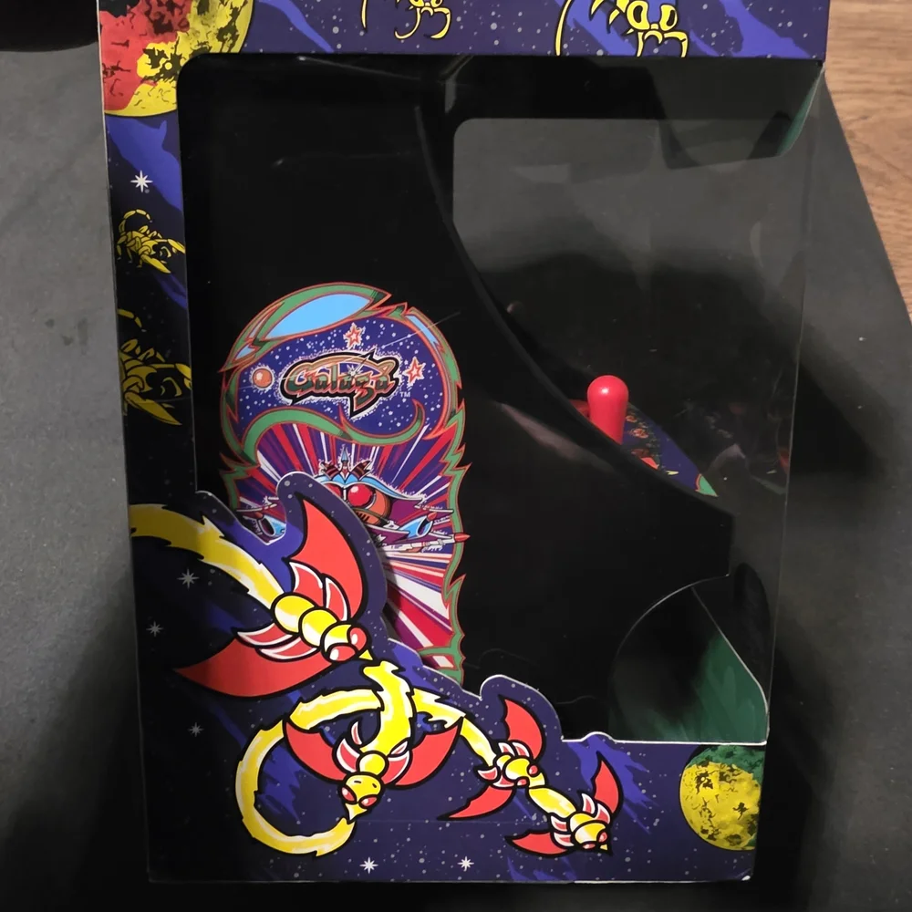 Arcade Micro Player Retro Console - Black and Red